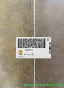 USA Arkansas ID card under 21 photolook BACK